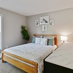 bedroom at Premier Apartments located in Austell, GA