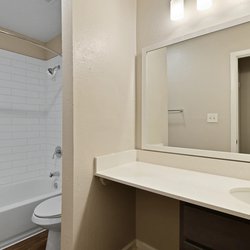 bathroom at Premier Apartments located in Austell, GA