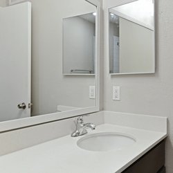 bathroom at Premier Apartments located in Austell, GA